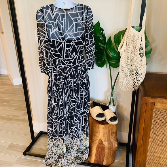 Anthropology boho sheer dress - Picture 2 of 3
